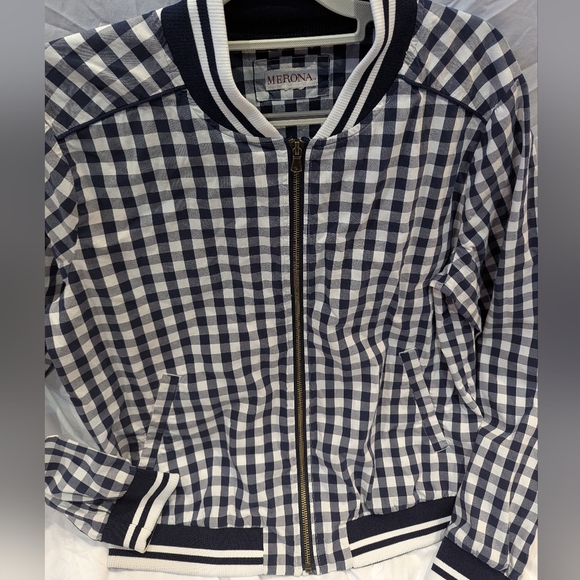 Merona Black and White Checkered Jacket - Picture 2 of 15